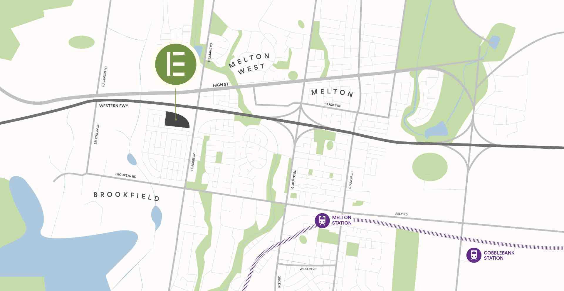 Everton Estate - Brookfield Location map