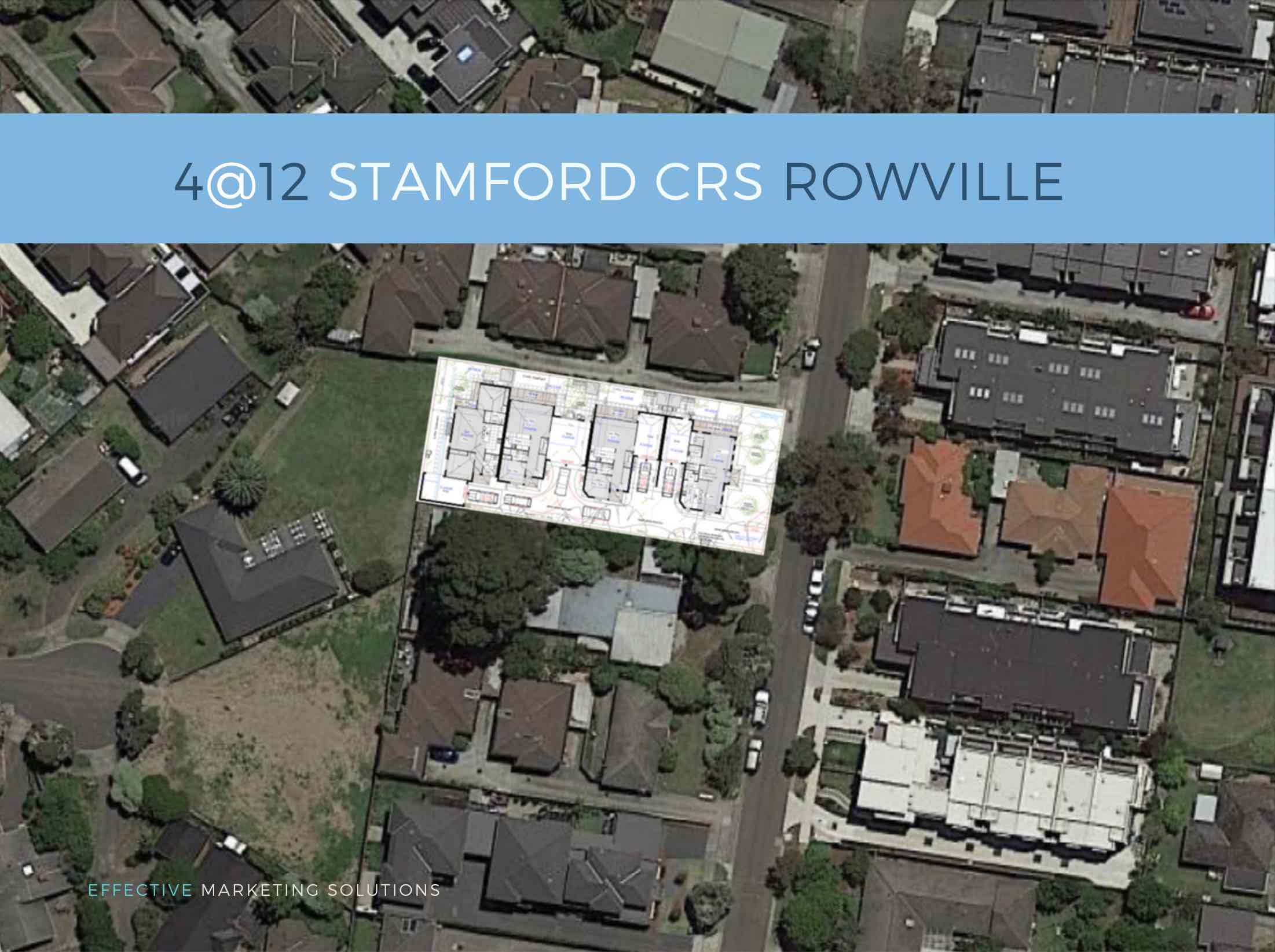 FOUR@12 Townhouses - Rowville Location map