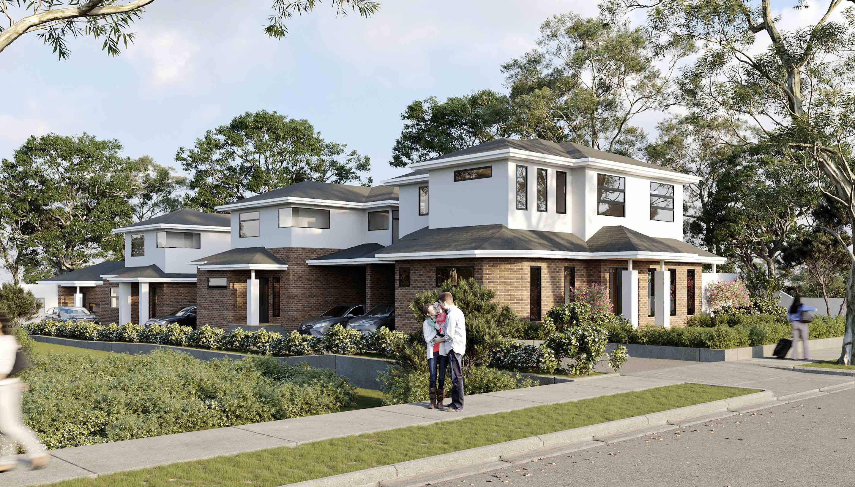 FOUR@12 Townhouses - Rowville Render