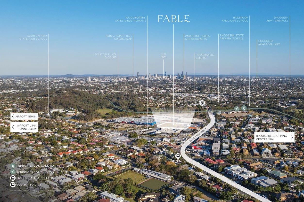 Fable Residences - Everton Park Aerial