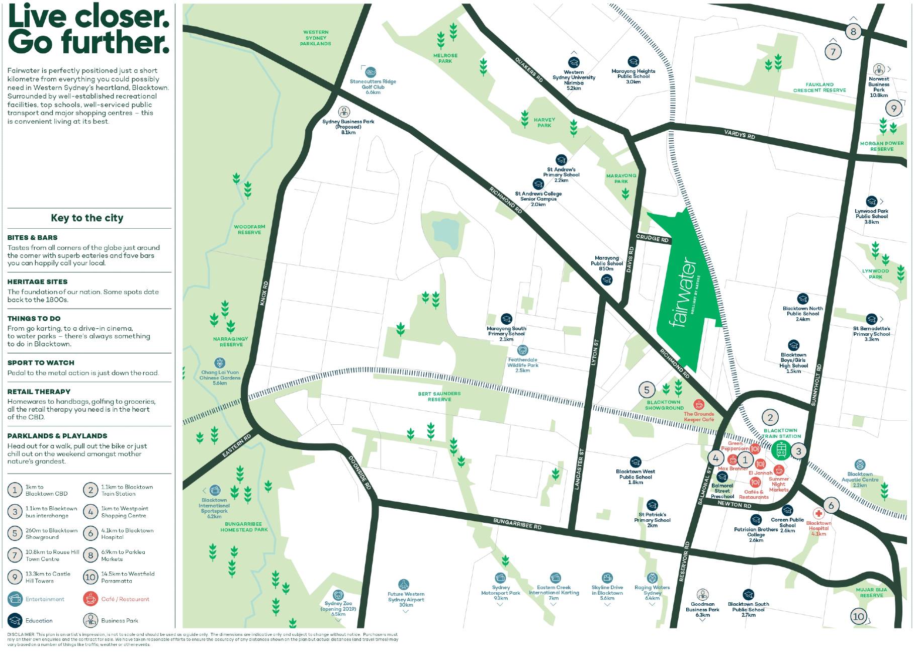 Fairwater Estate - Blacktown Location