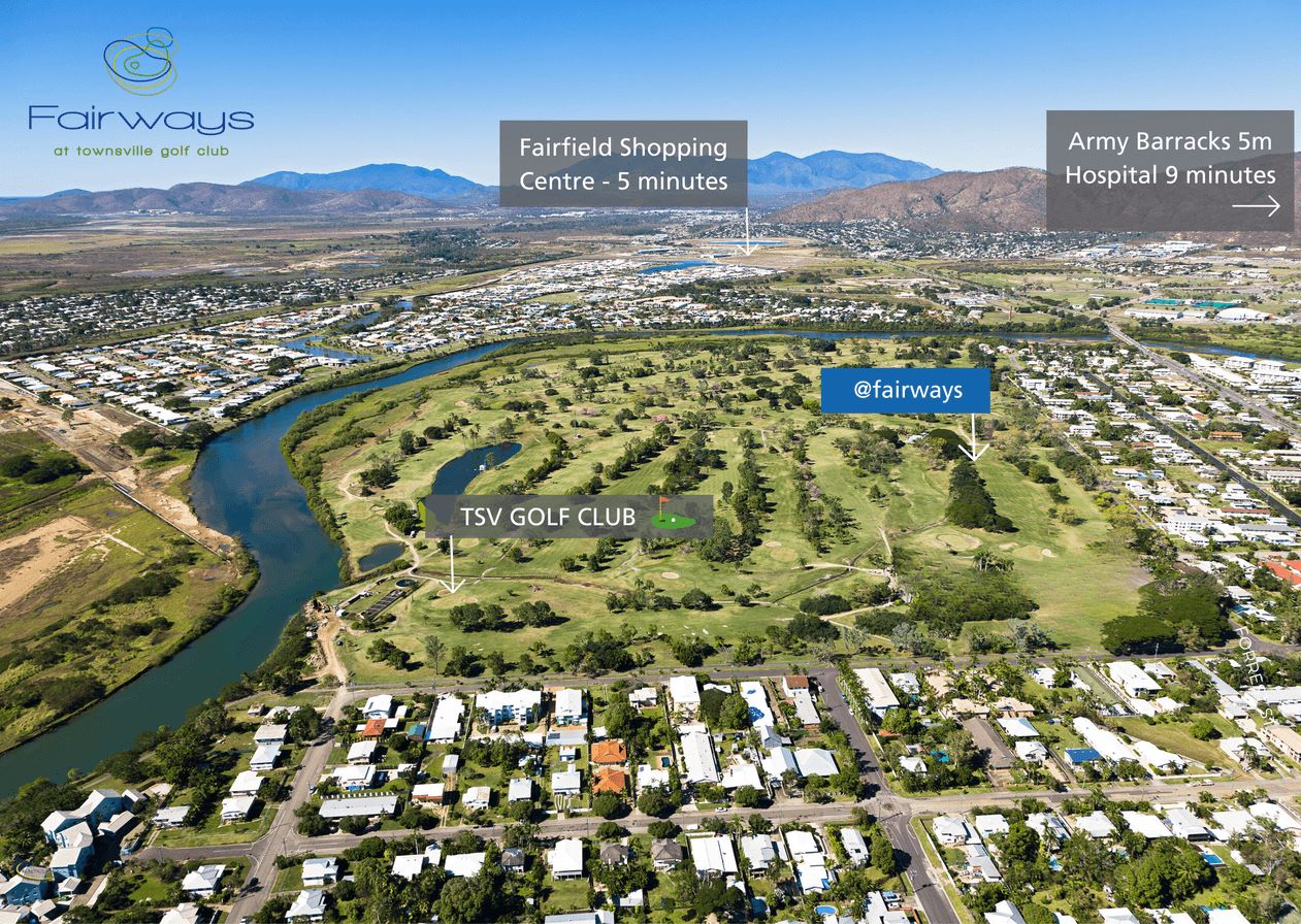 Fairways at Townsville Golf Club Estate - Rosslea Aerial