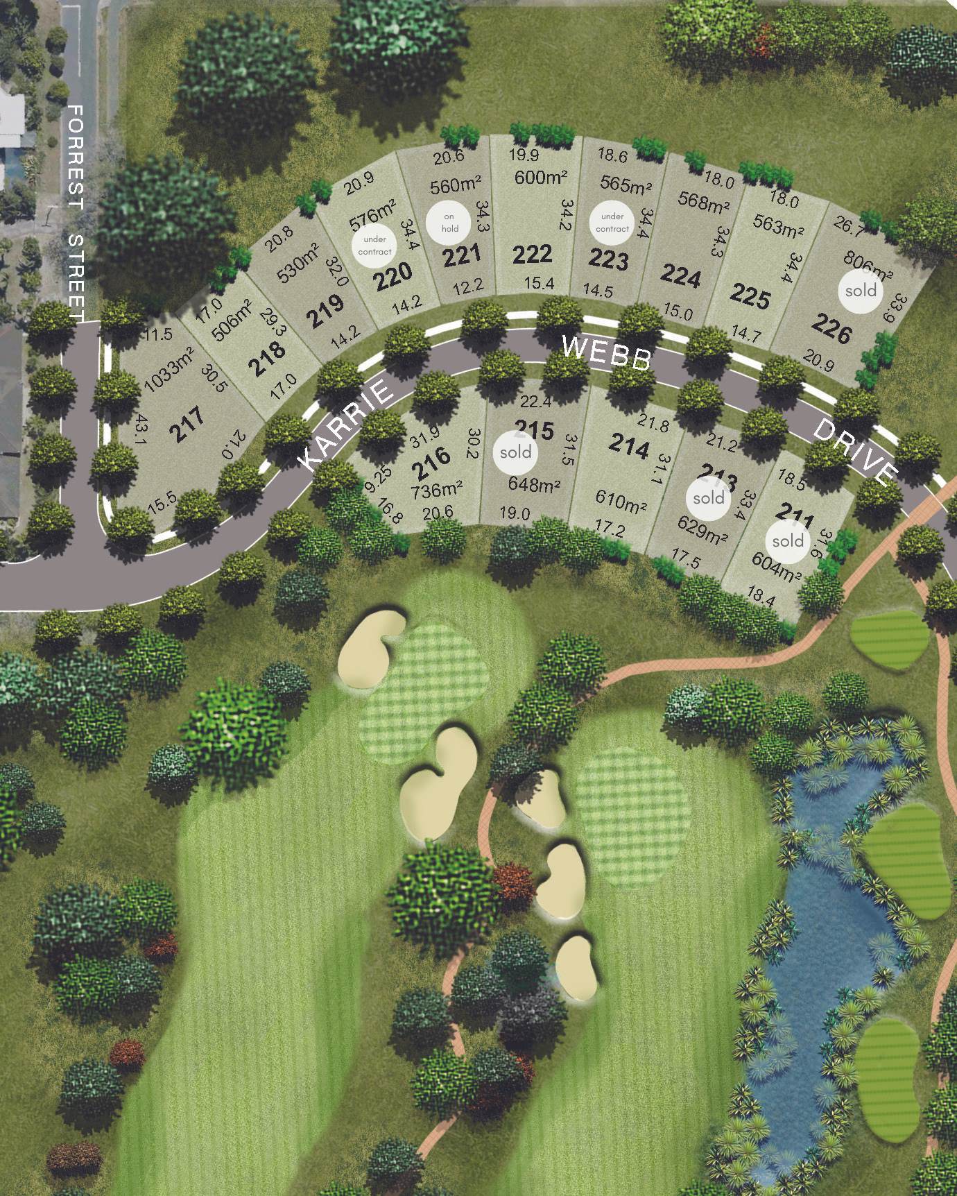 Fairways at Townsville Golf Club Estate - Rosslea Masterplan