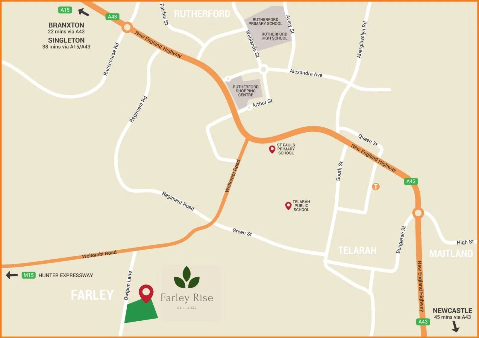 Farley Rise Estate - Farley Location
