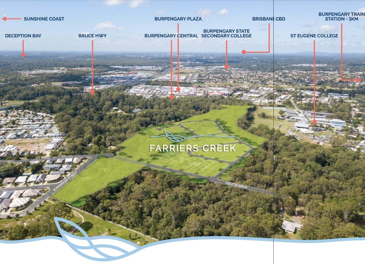 Farriers Creek Estate - Burpengary Aerial
