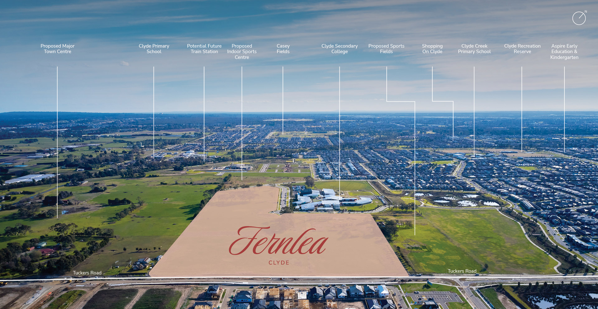 Fernlea Estate - Clyd Aerial