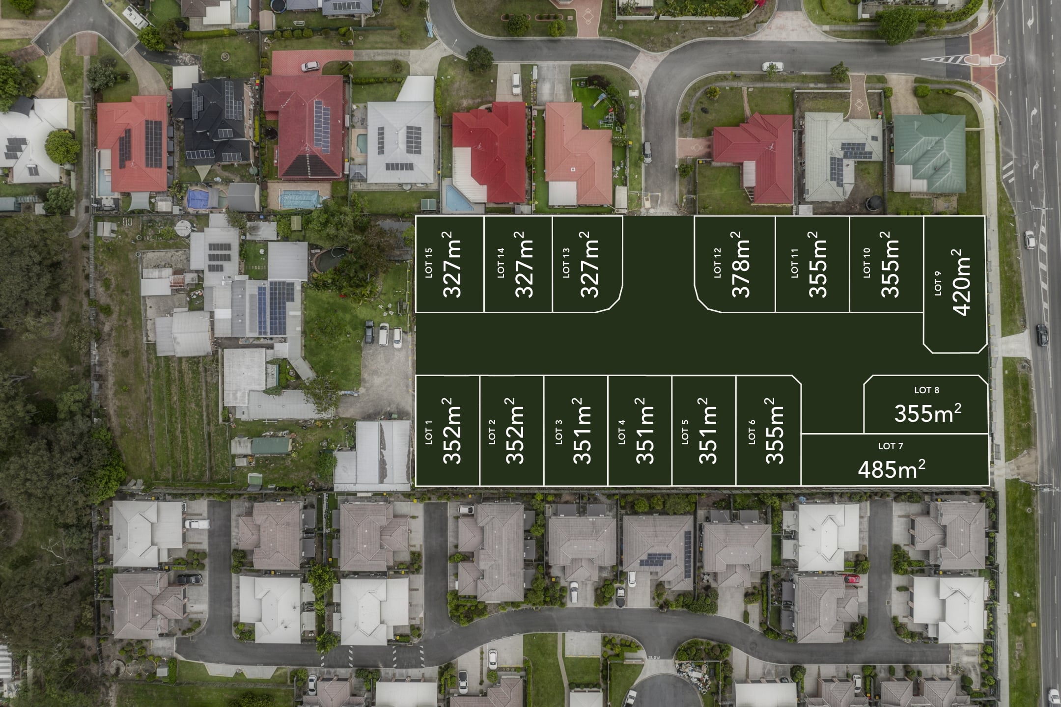 Fernview Estate - Bracken Ridge Aerial