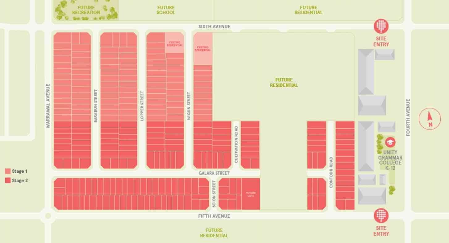 Fifth Avenue, Austral Masterplan