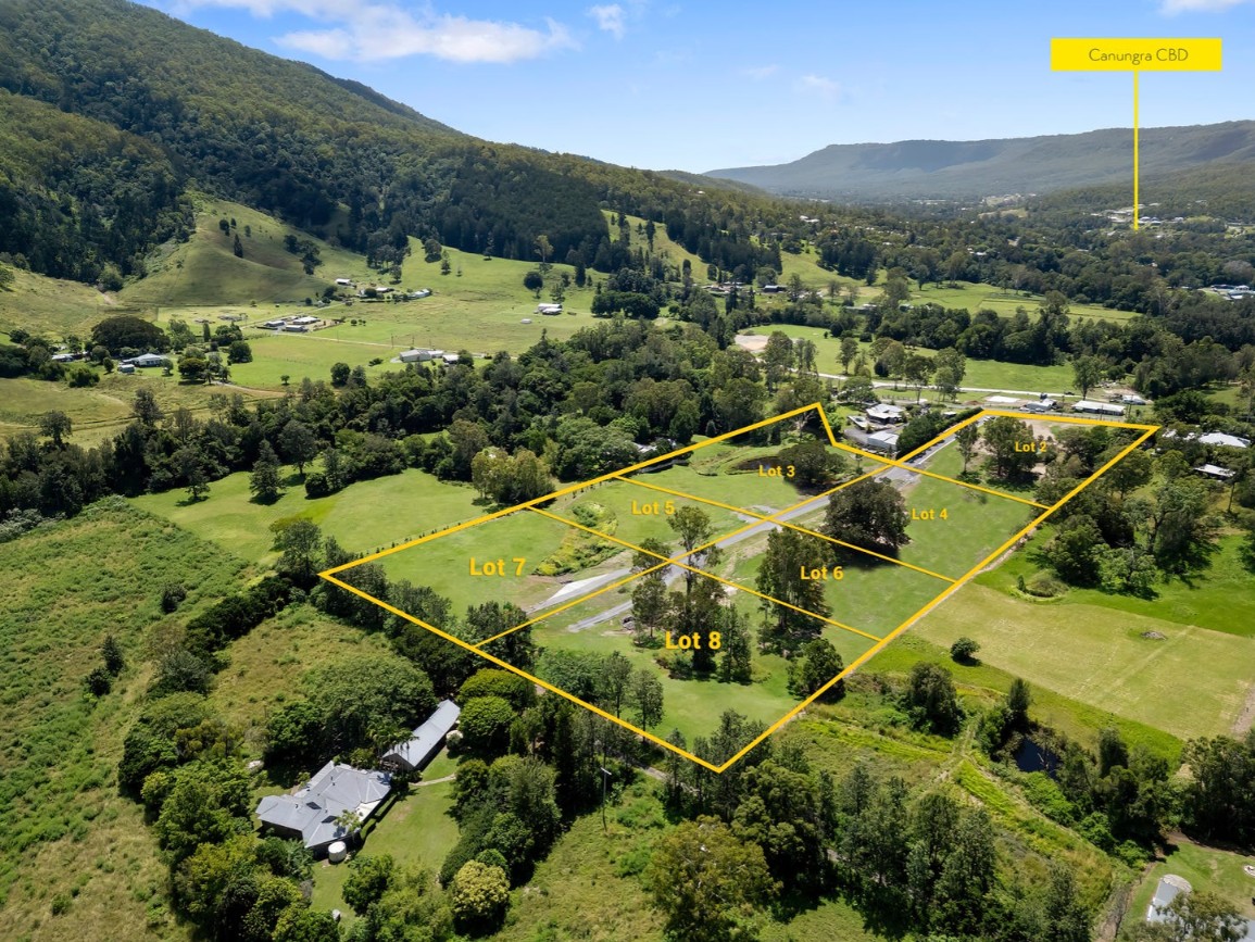 Fig Tree Acres Estate - Canungra Aerial