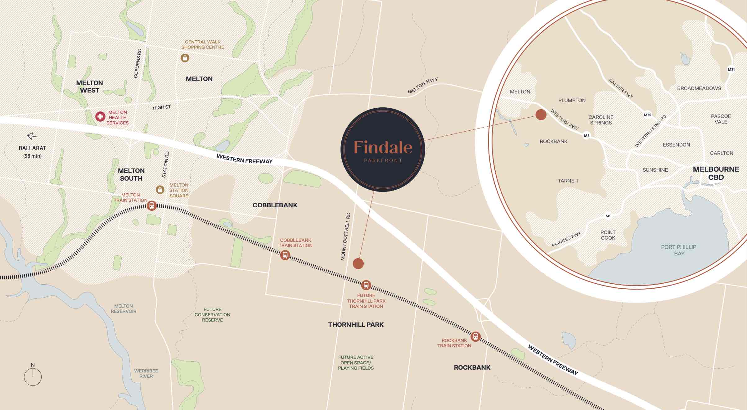 Findale Parkfront Townhomes - Thornhill Park Location map 2