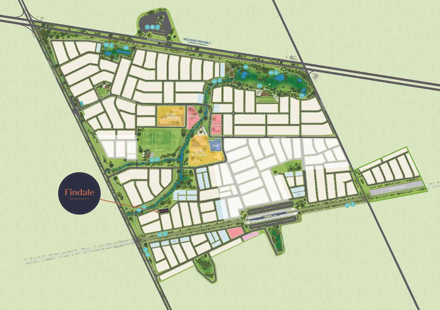 Findale Parkfront Townhouses - Thornhill Park Location map