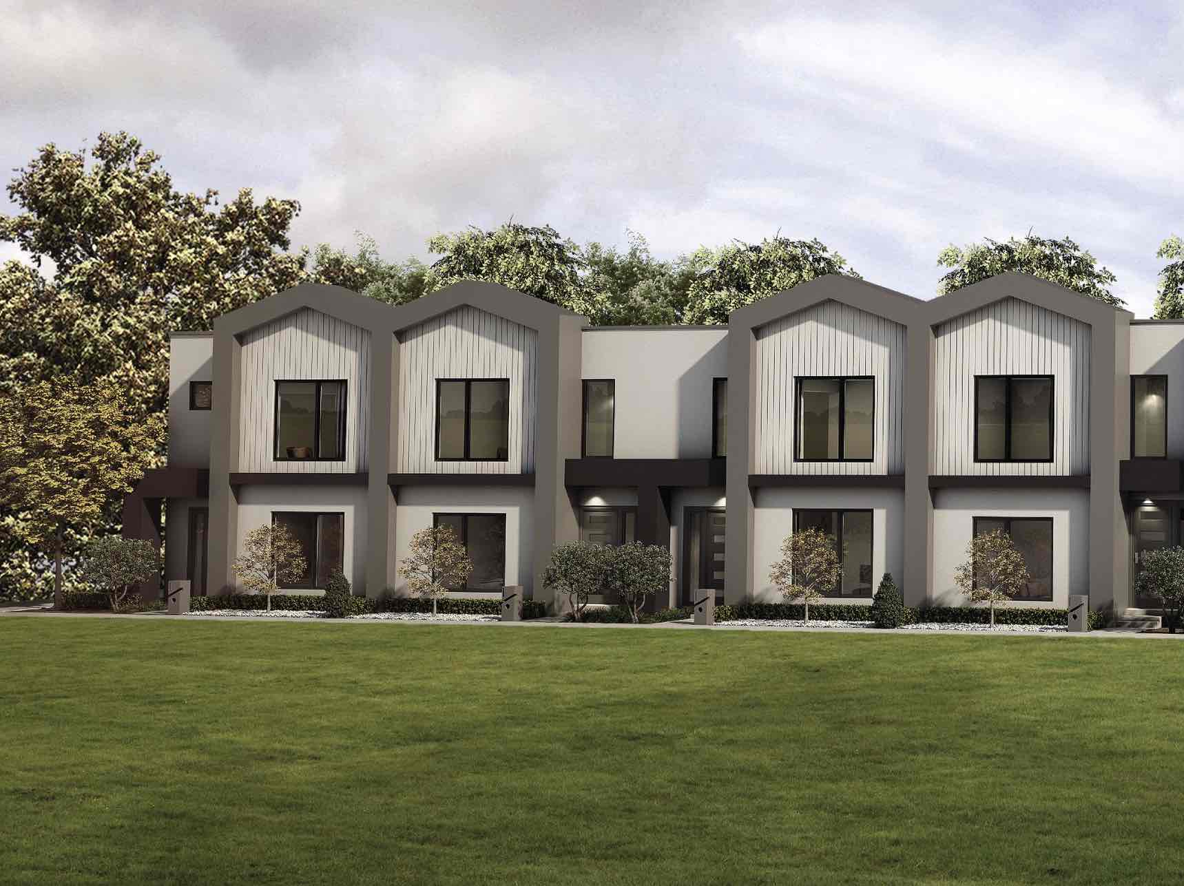 Findale Parkfront Townhouses - Thornhill Park Render