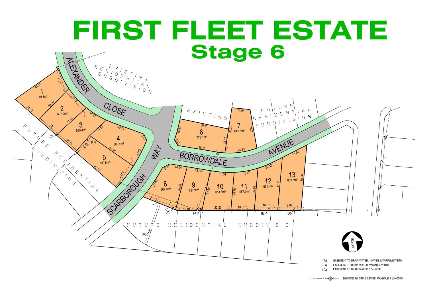 First Fleet Estate - Dunbog Release Map