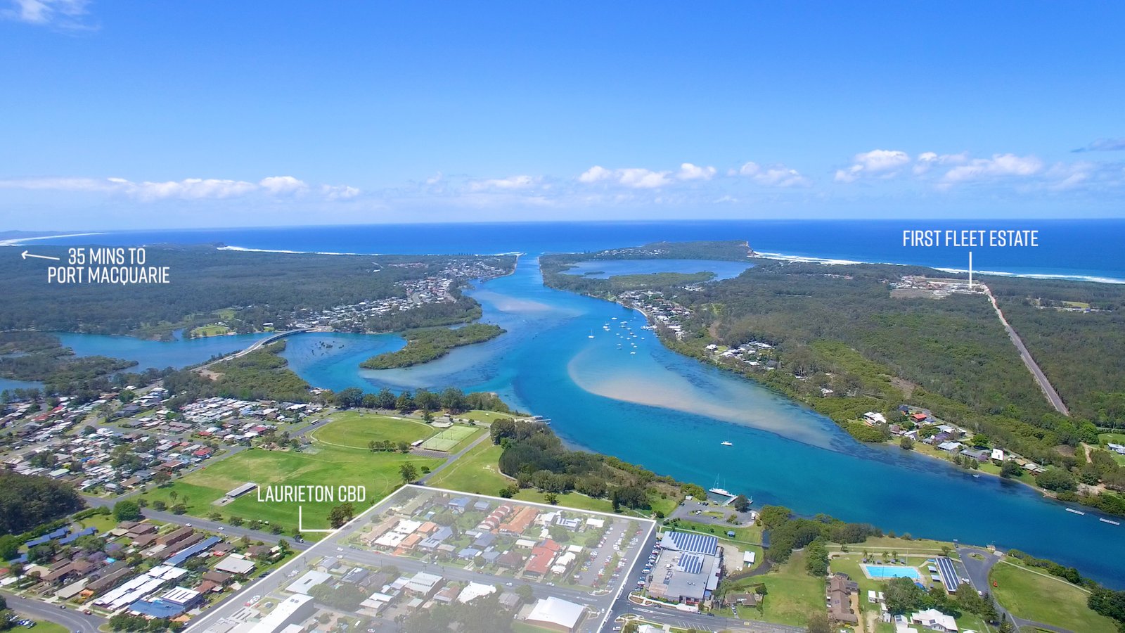 First Fleet Estate - Dunbogan Aerial