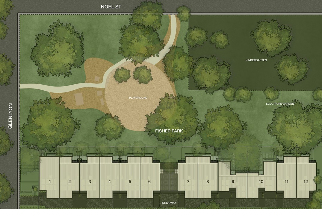 Fisher Place Estate - Fitzroy North Masterplan