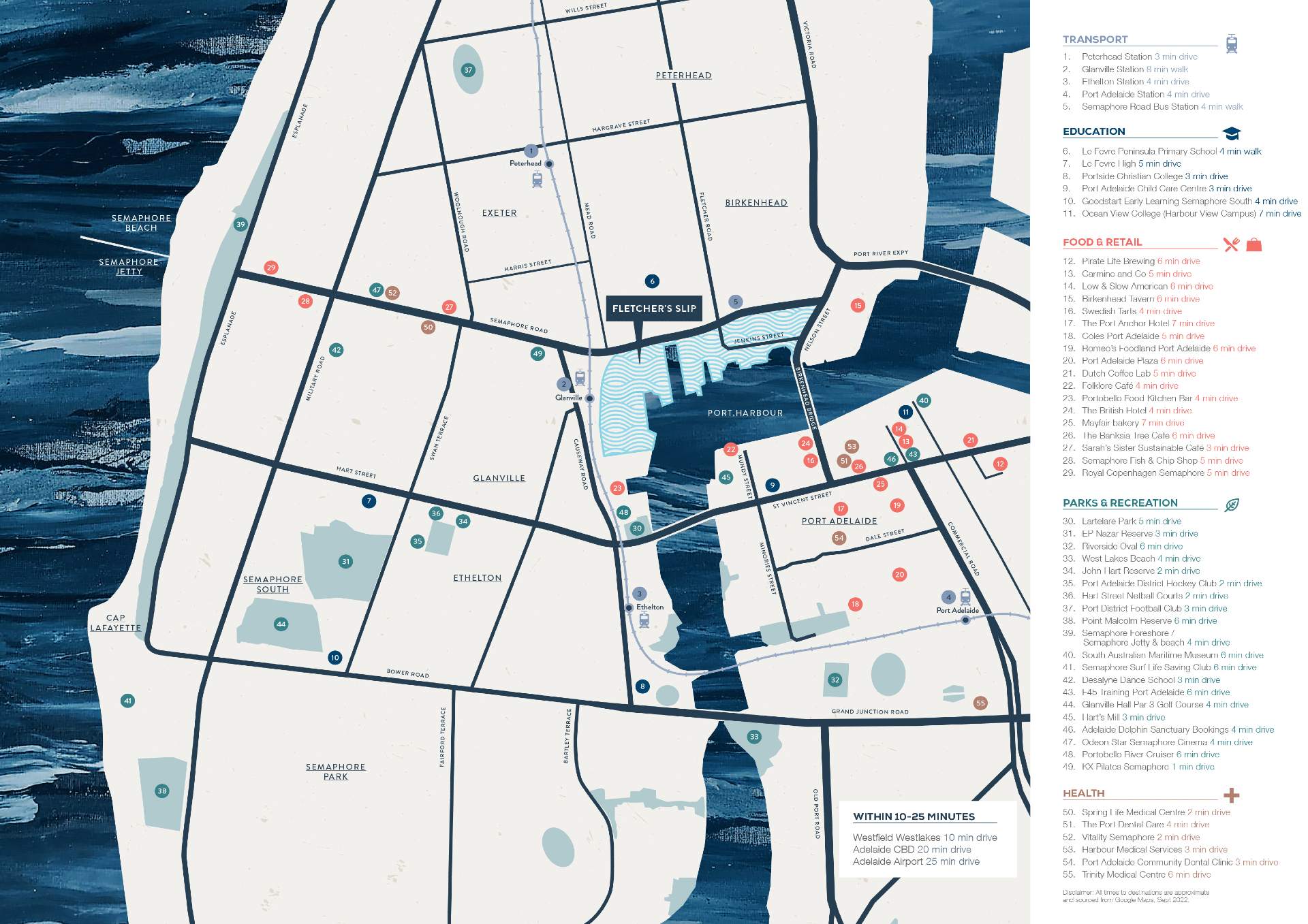Fletcher's Slip Estate - New Port Location 1 Location Map