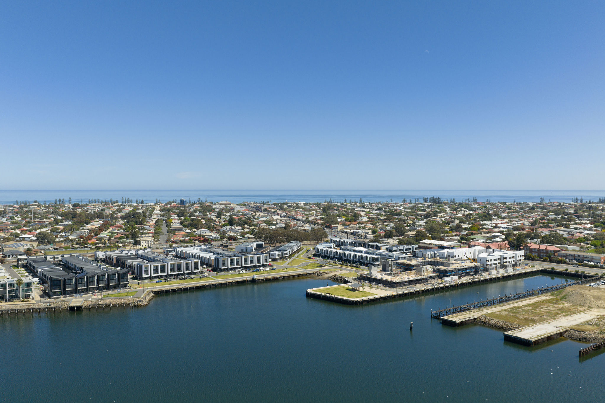 Fletcher's Slip Estate - New Port Aerial