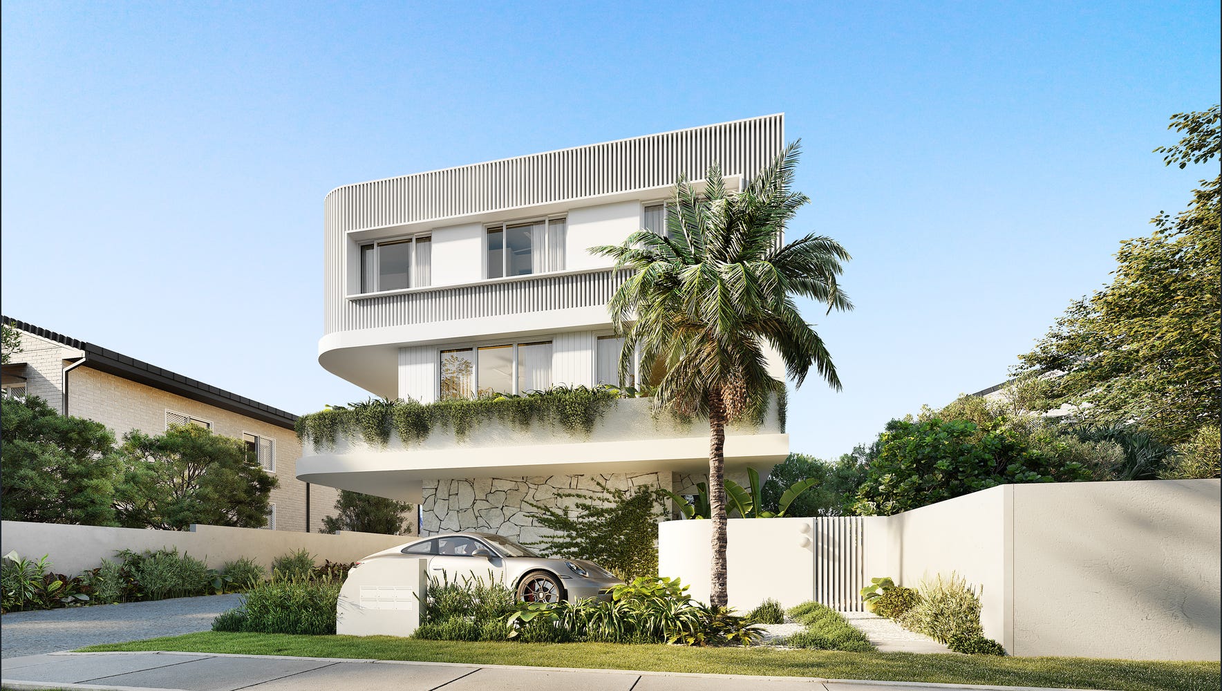 Flora Townhomes - Burleigh Heads External