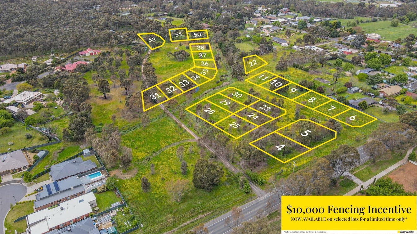 Forest Ridge Estate - Strathfieldsaye Aerial
