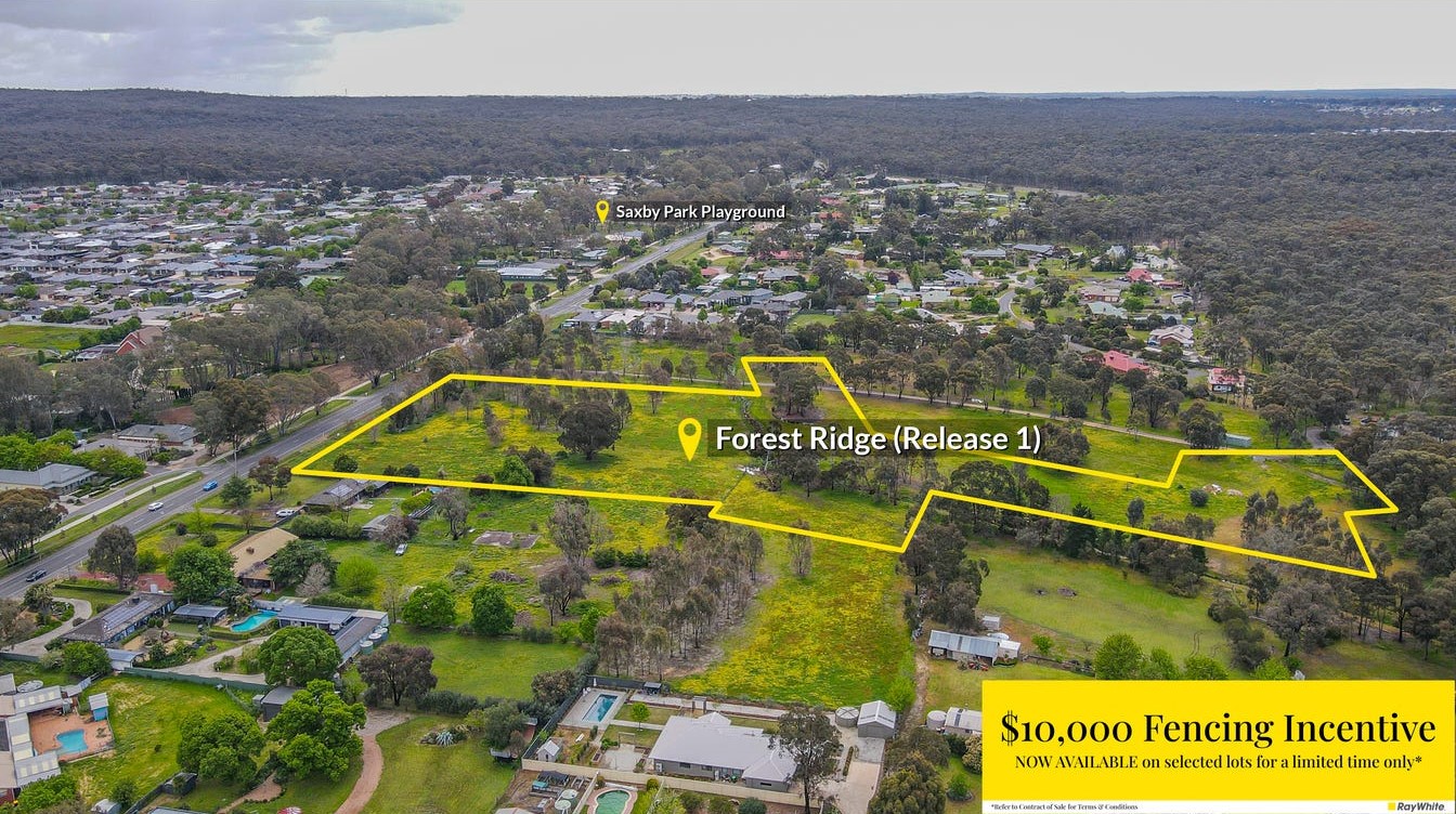 Forest Ridge Estate - Strathfieldsaye Aerial