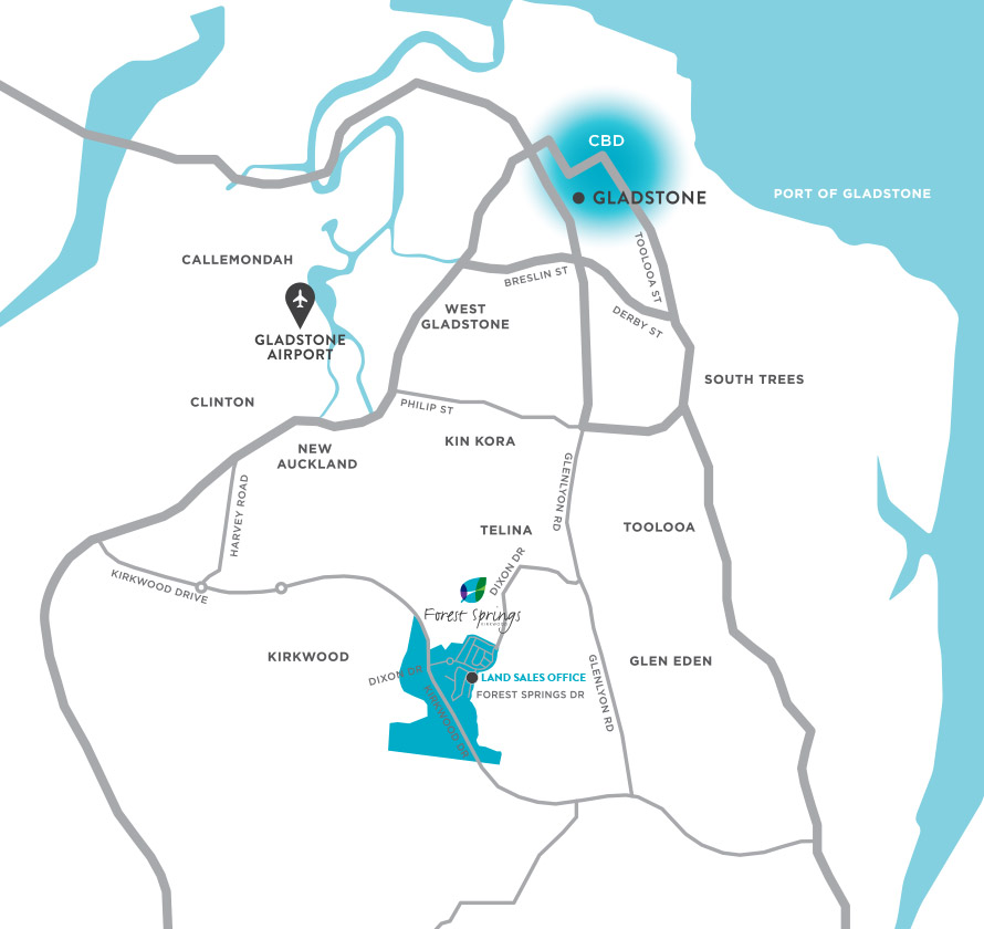Forest Springs Estate - Kirkwood Location Map