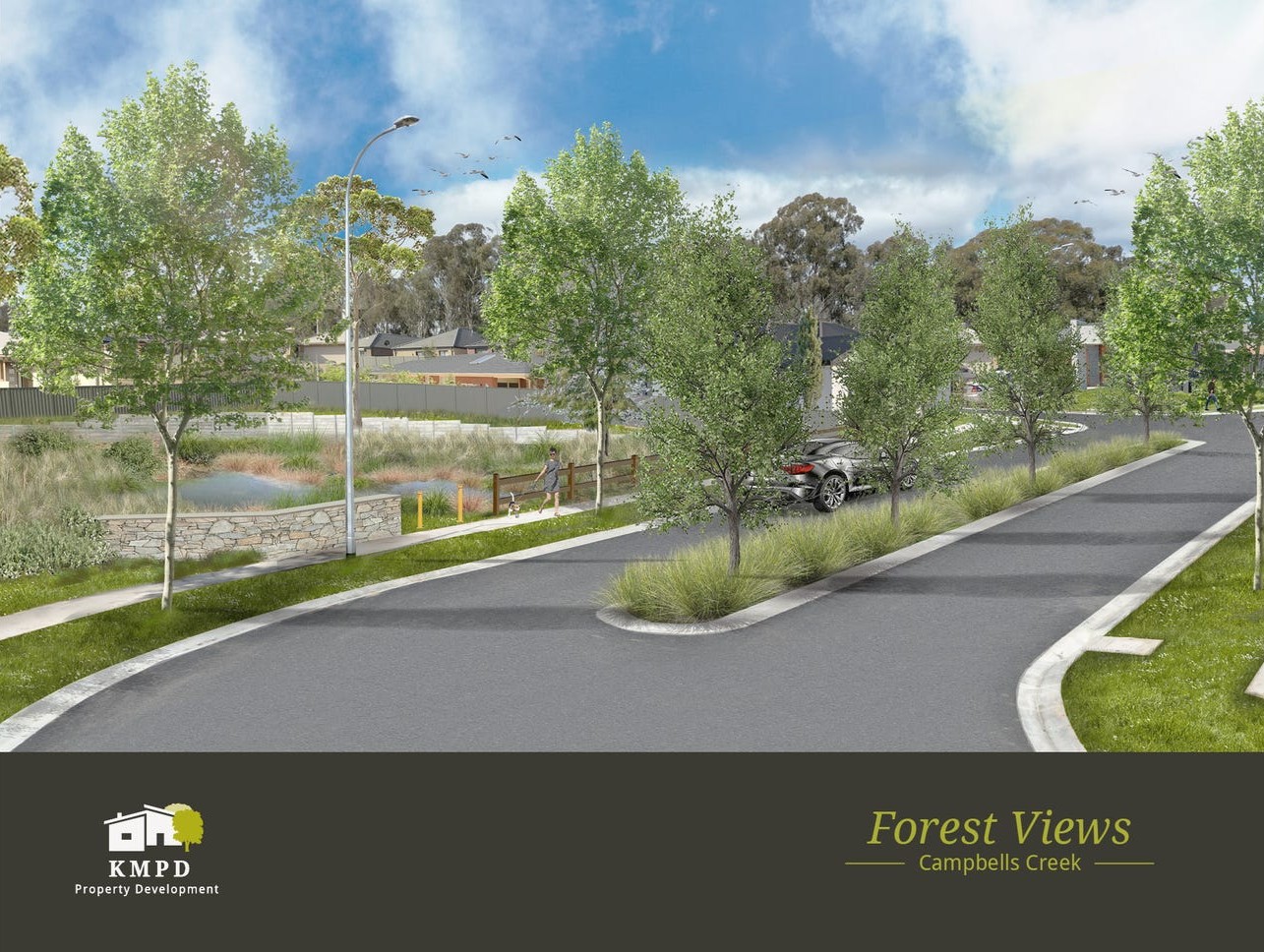 Forest Views Estate - Campbells Creek Render