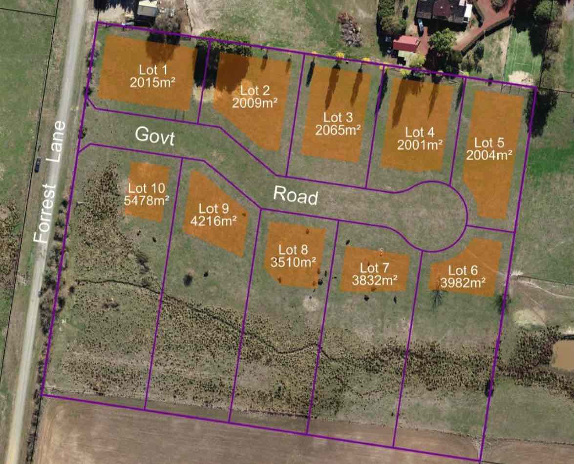 Forrest Lane, Beechworth VIC 3747 Masterplan