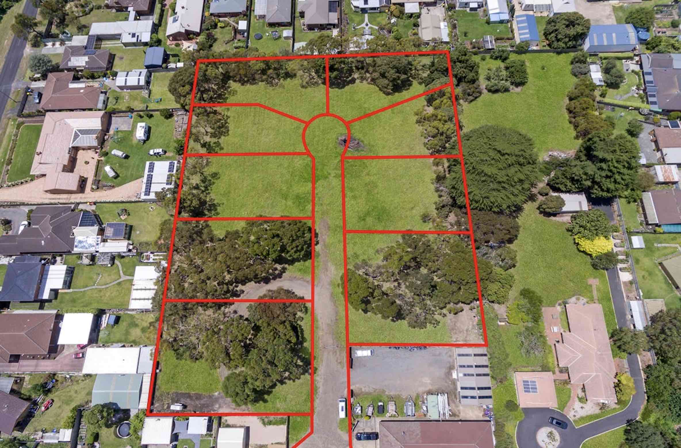 Franks Court Estate - Portland Aerial