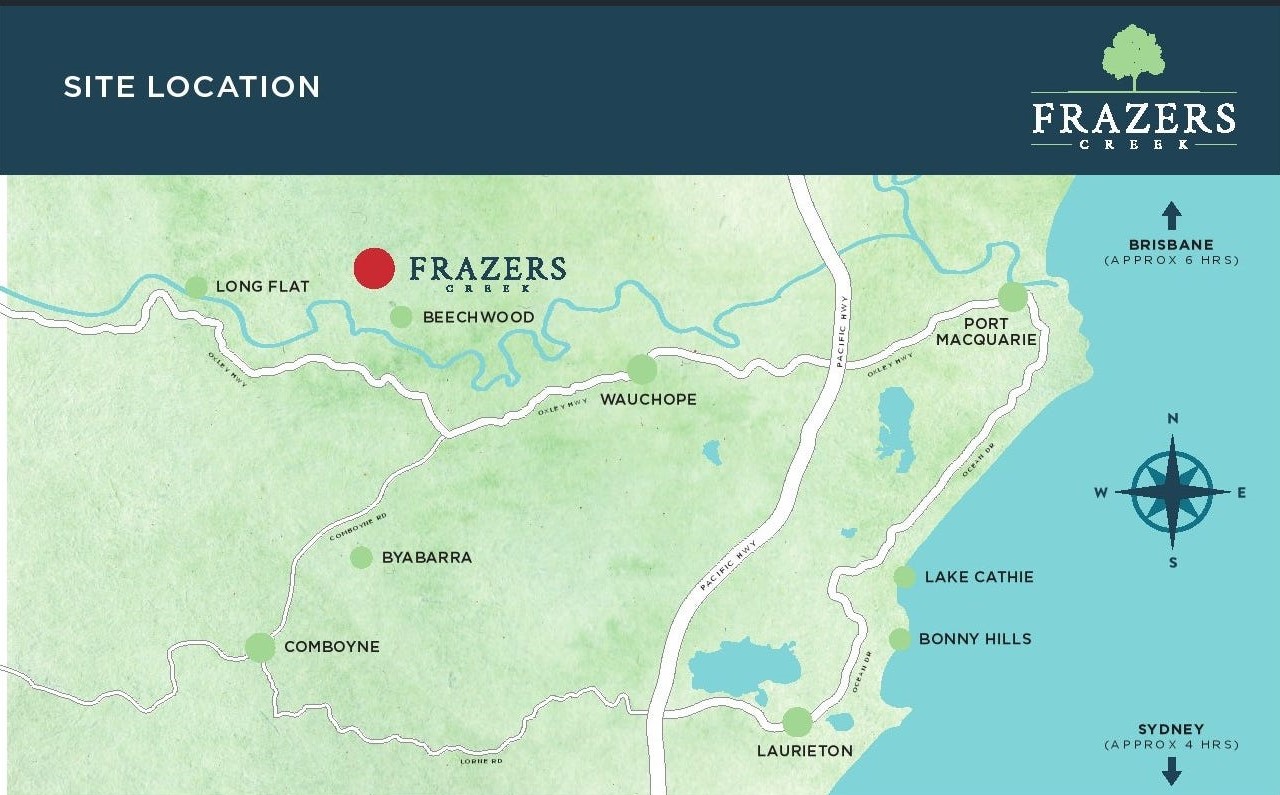 Frazers Creek Estate - Beechwood Location