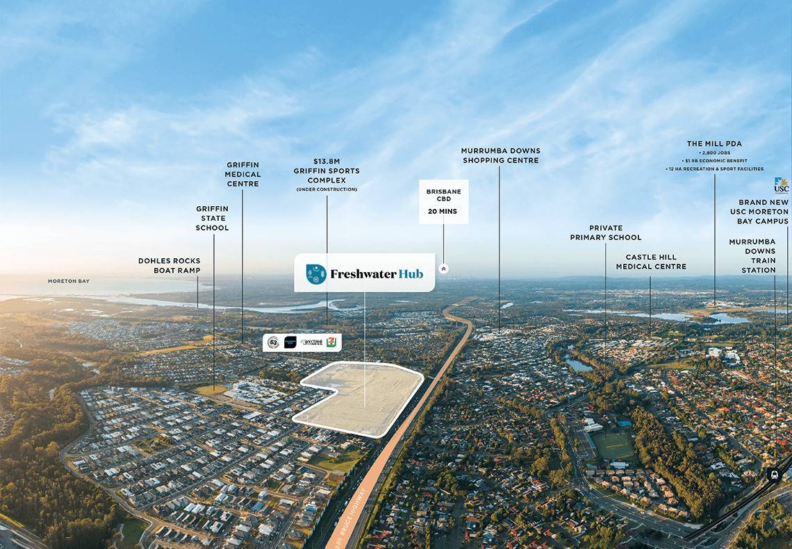 Freshwater Hub Estate - Griffin Aerial 3