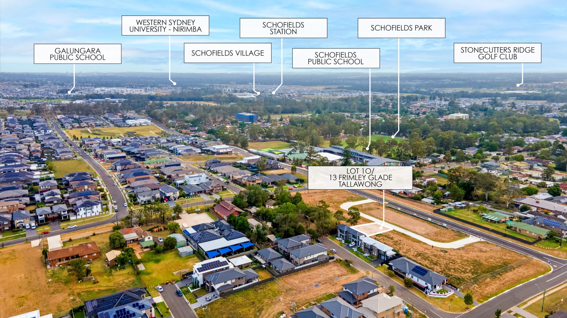 Frimley Glade - Tallawong Aerial