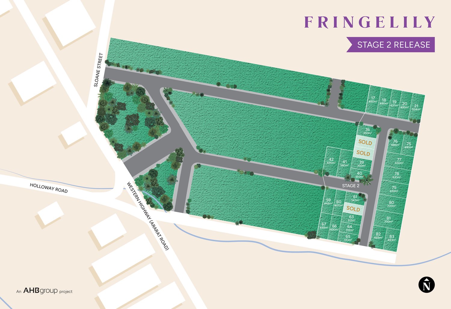 Fringelily Estate - Stawell Release Map