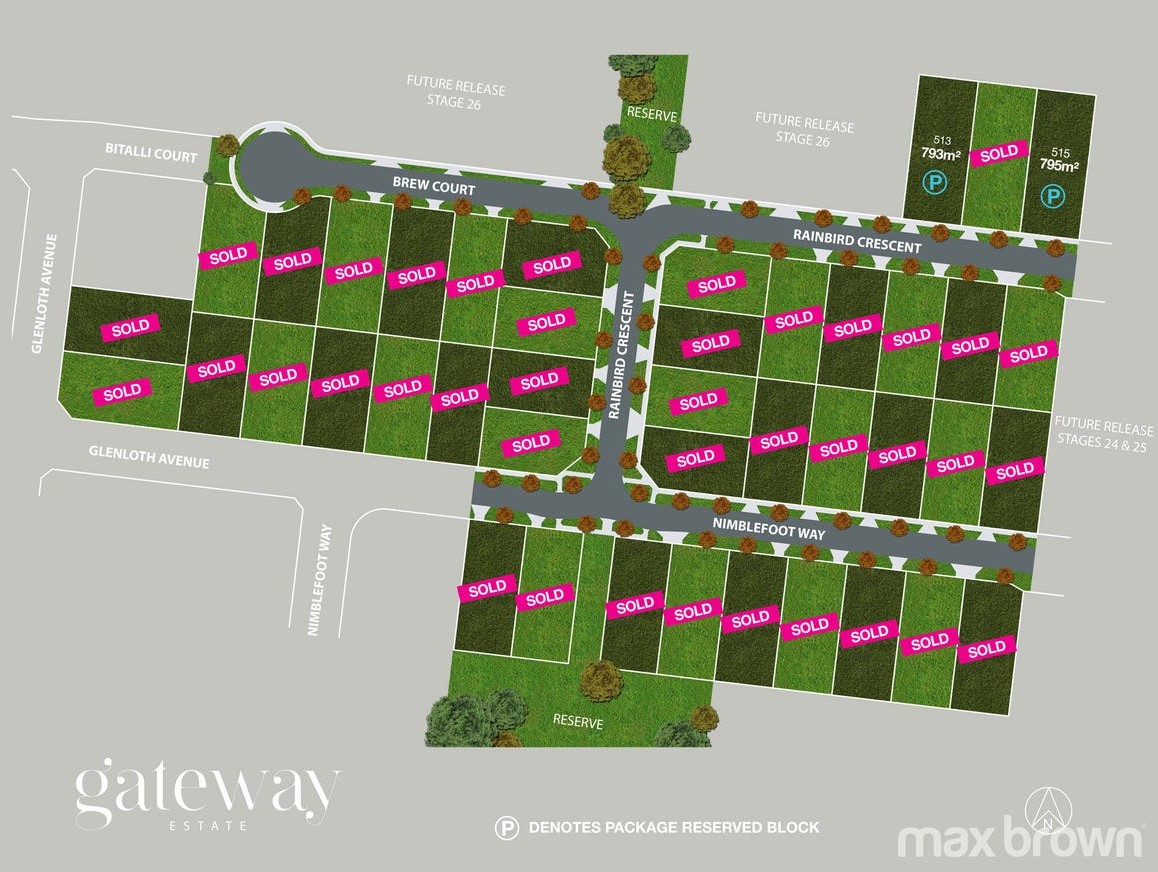 Gateway Estate - Lilydale Release Map
