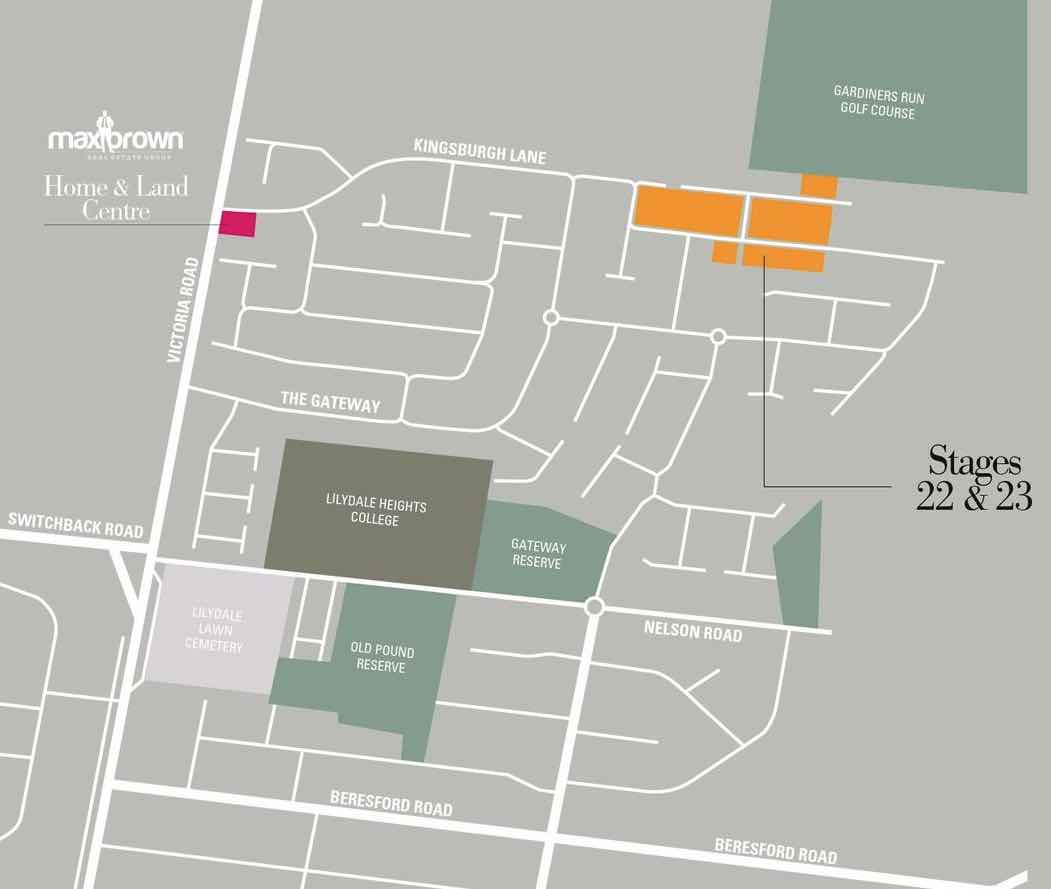 Gateway Lilyd Location Map