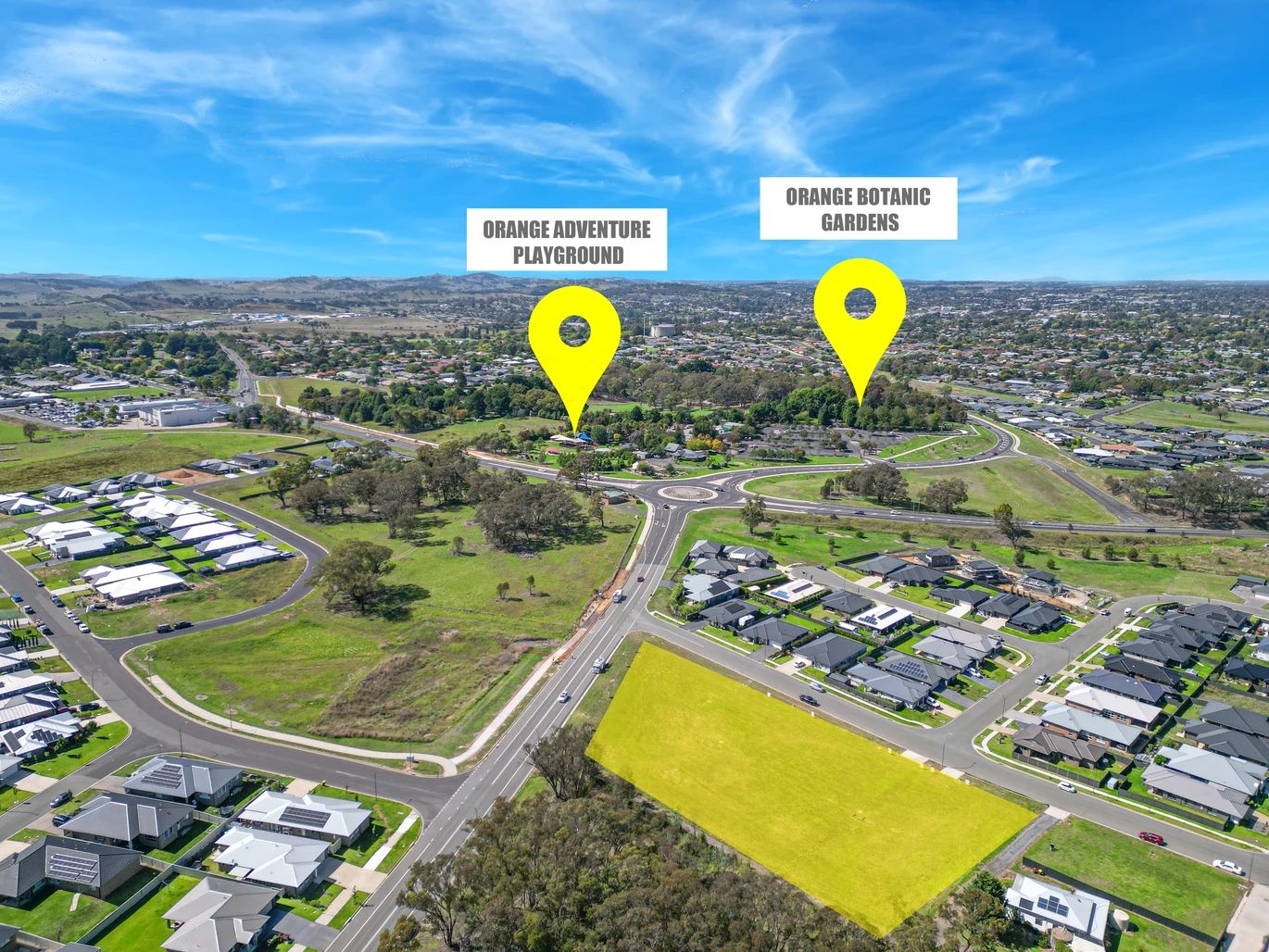 Geraldton Street - Orange Aerial
