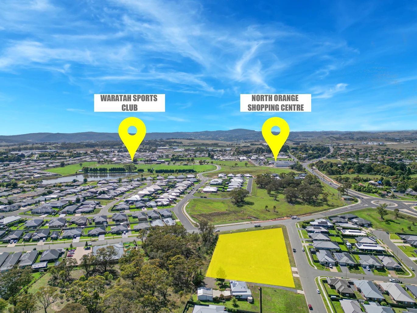 Geraldton Street - Orange Aerial
