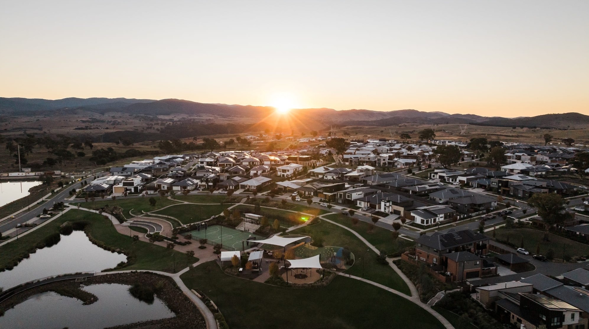 Ginninderry Community - Strathnairn Aerial