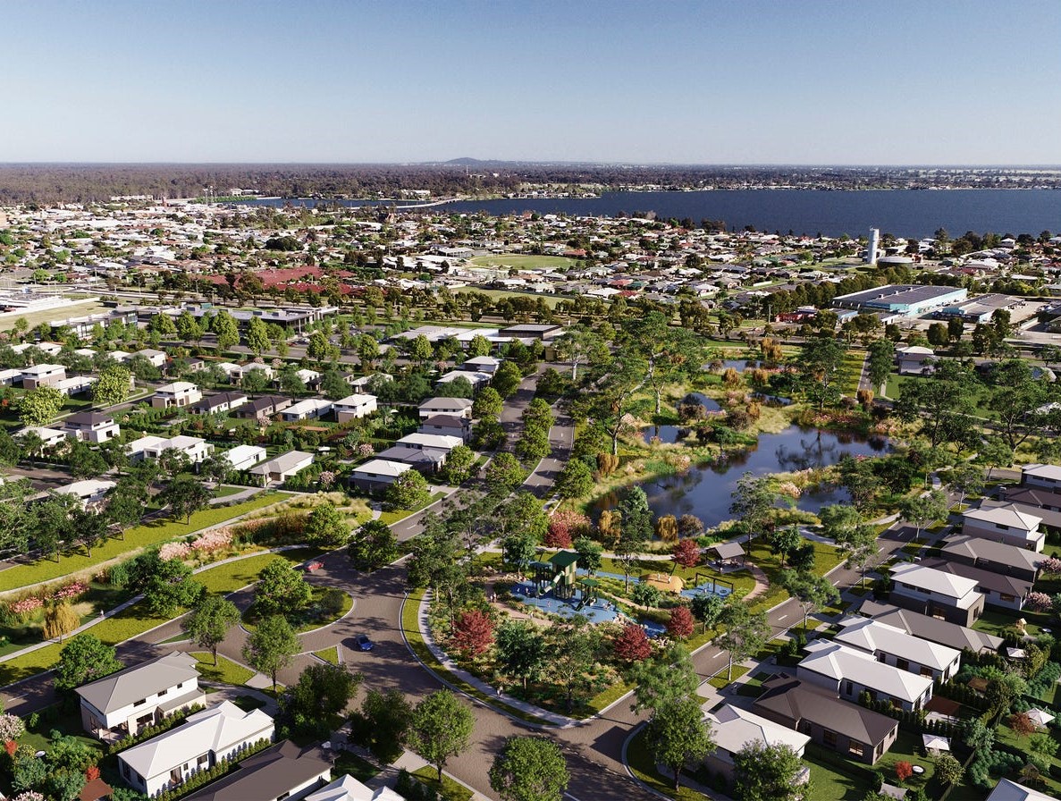 Glanmire Park Estate - Yarrawonga Aerial