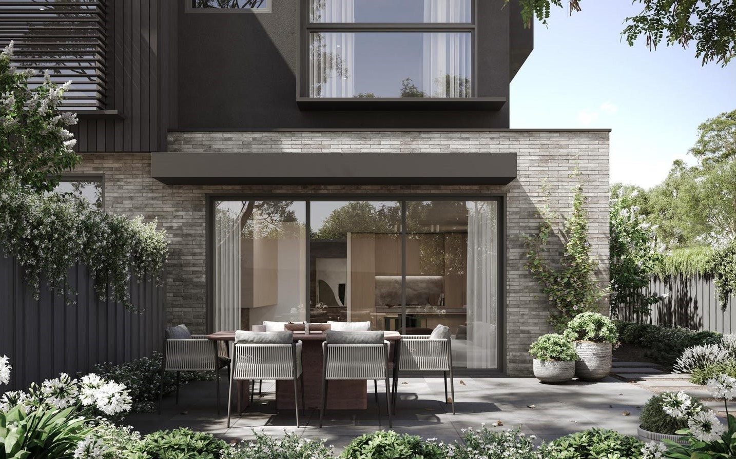 Glendale Townhomes - Templestowe Backyard