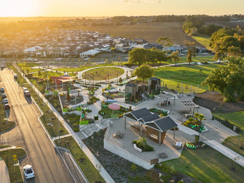 Glenvill Homes at Stockland Minta - Berwick Aerial