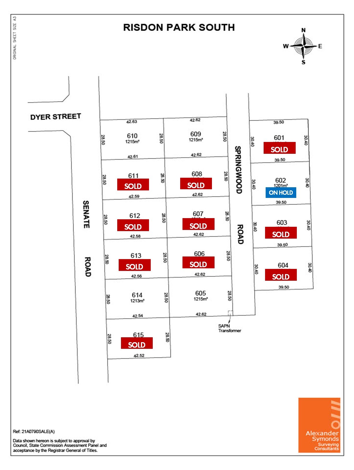 Glynde Estate - Risdon Park South Release Map