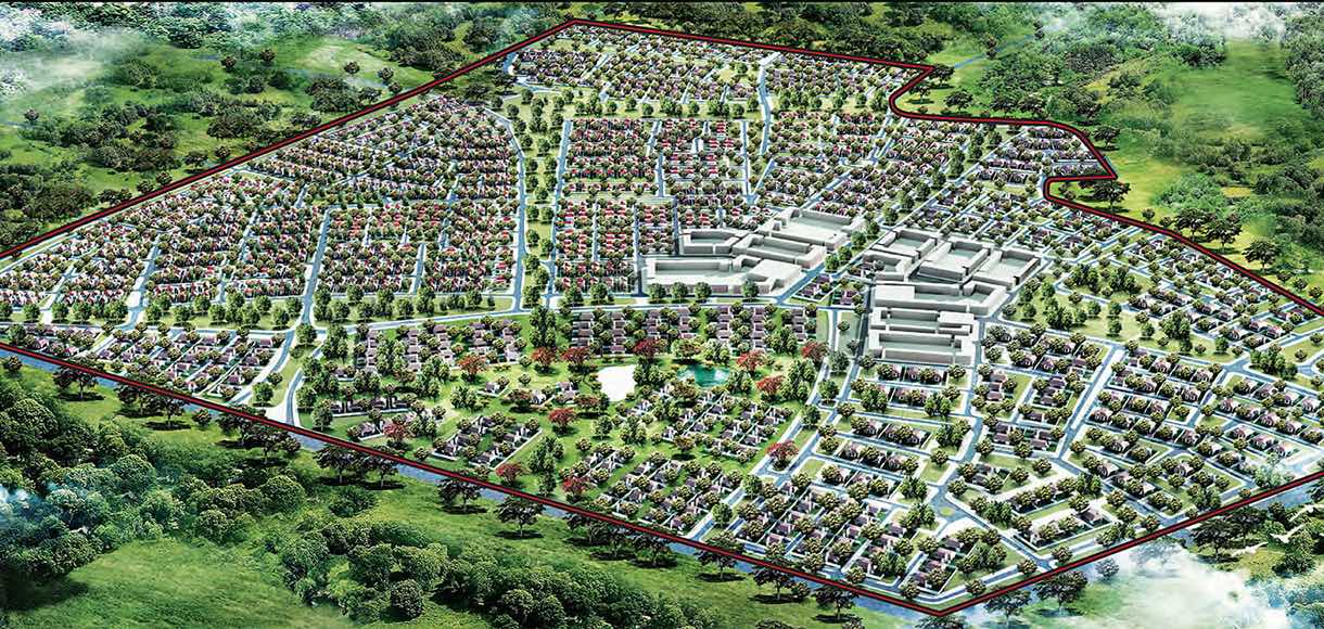 Golden Plumpton Estate - Plumpton Aerial