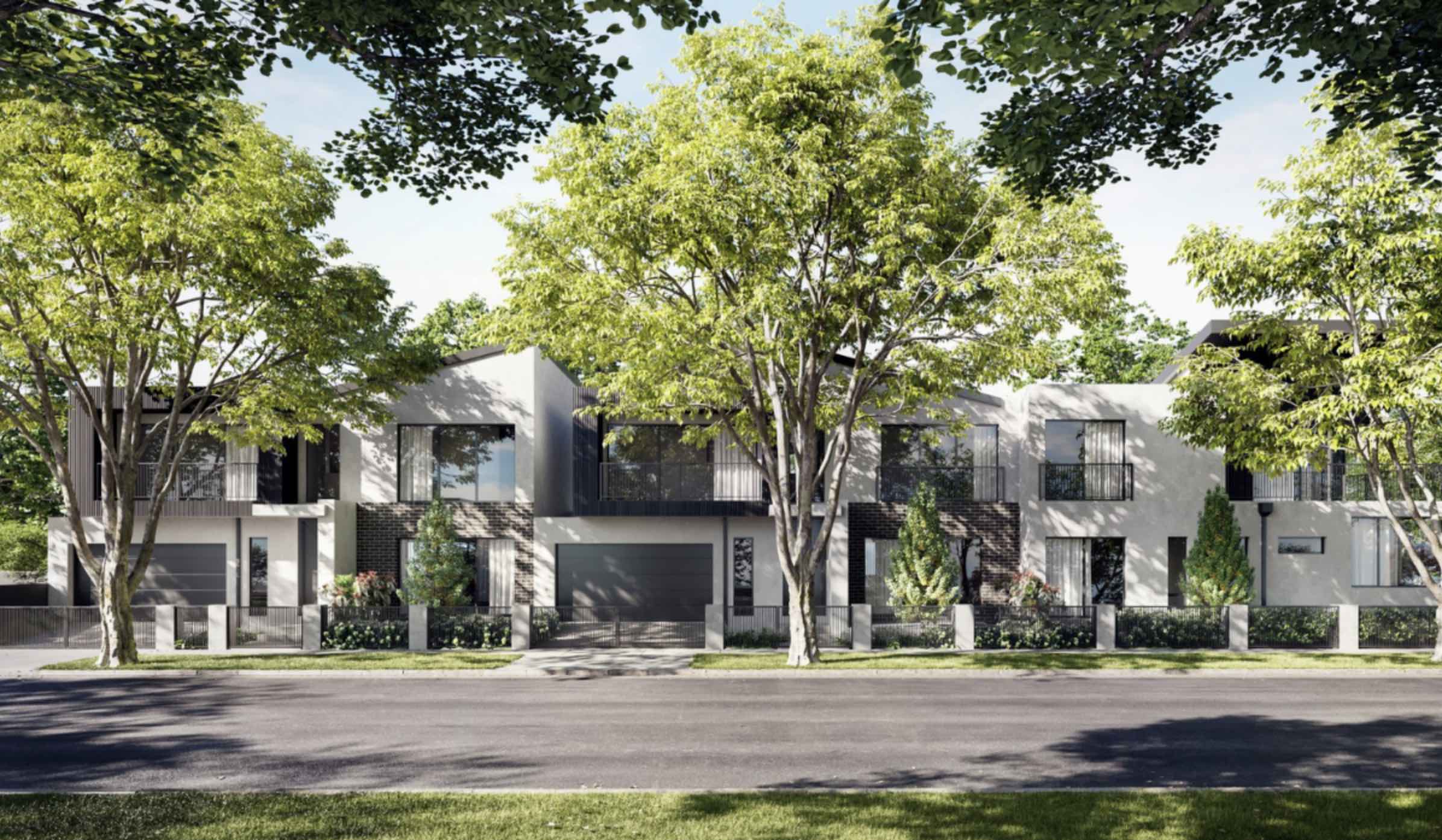 Goldsmith Byron Townhomes - Elwood Render