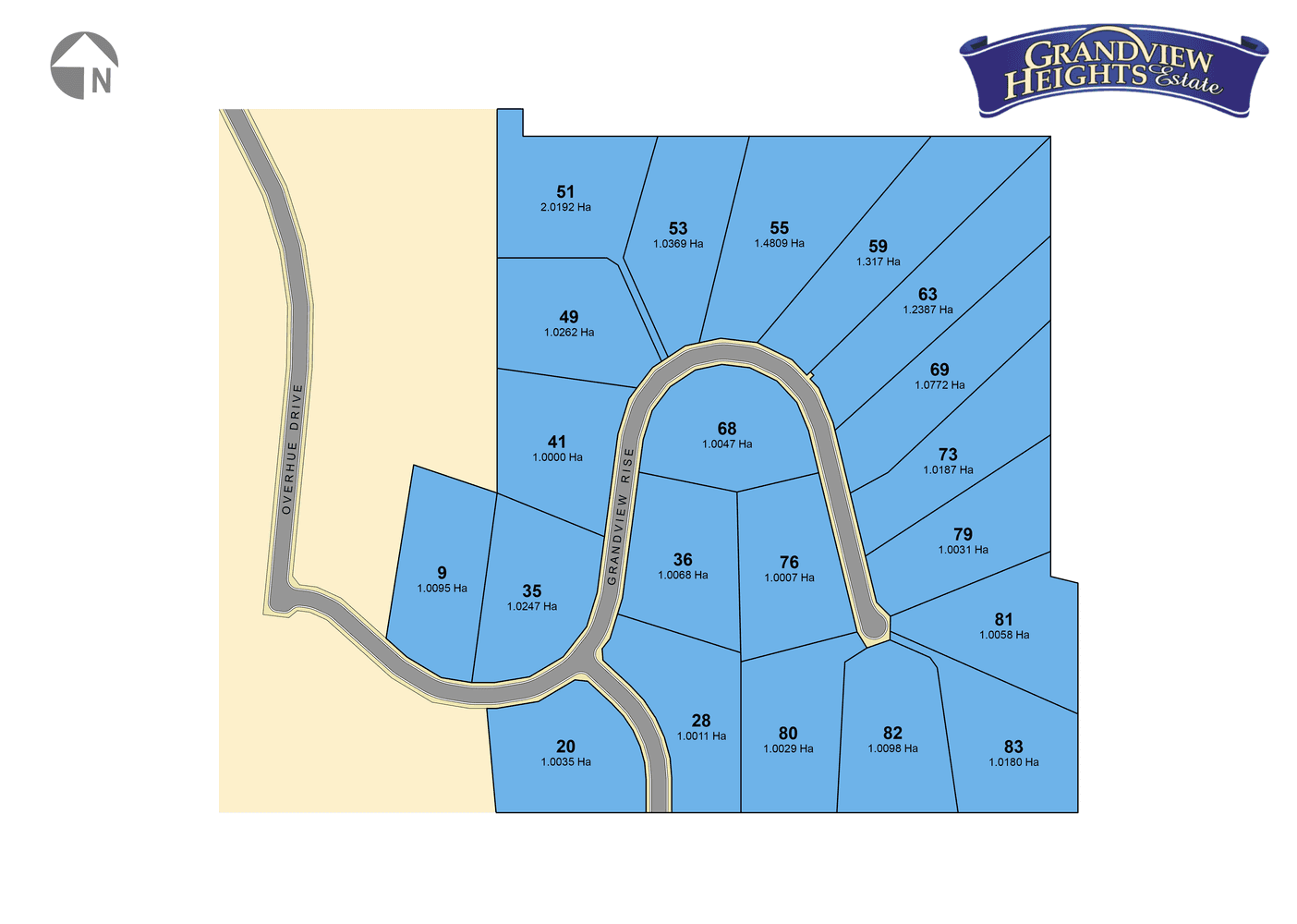 Grandview Heights Estate - Kalgan Masterplan