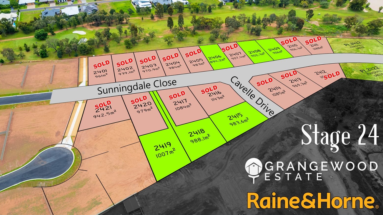 Grangewood Estate - Dubbo Release Map