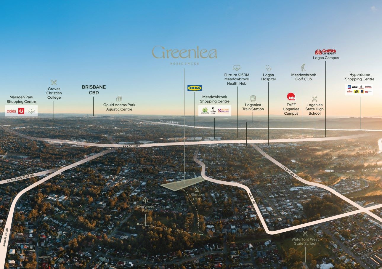 Greenlea Residences - Loganlea Aerial