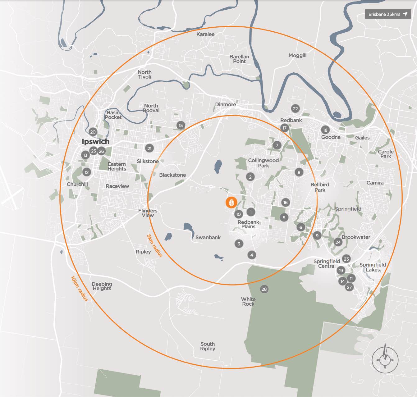 Greenwood Estate - Redbank Plains Location map