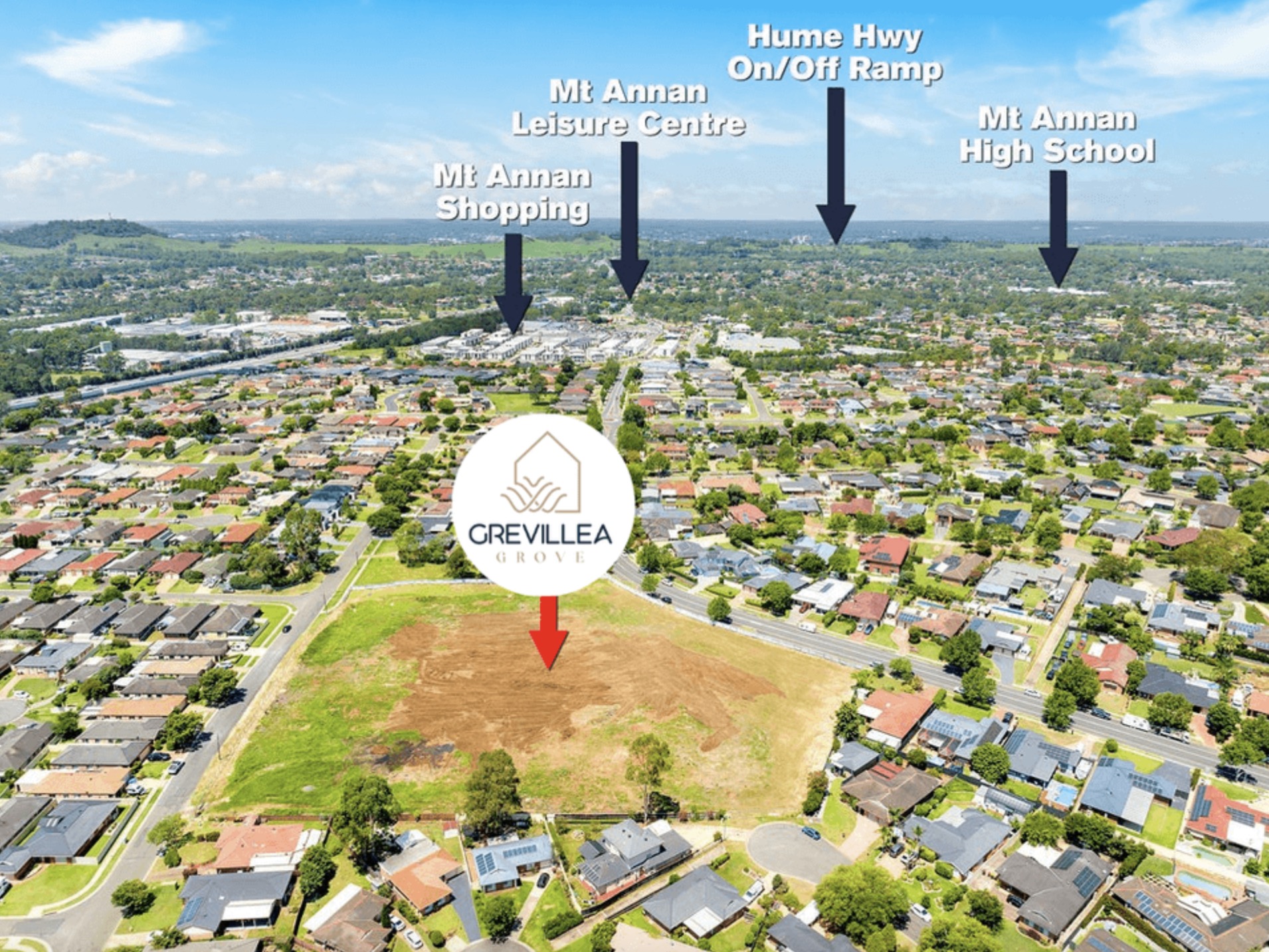 Grevillea Grove Estate - Narellan Vale Location Map