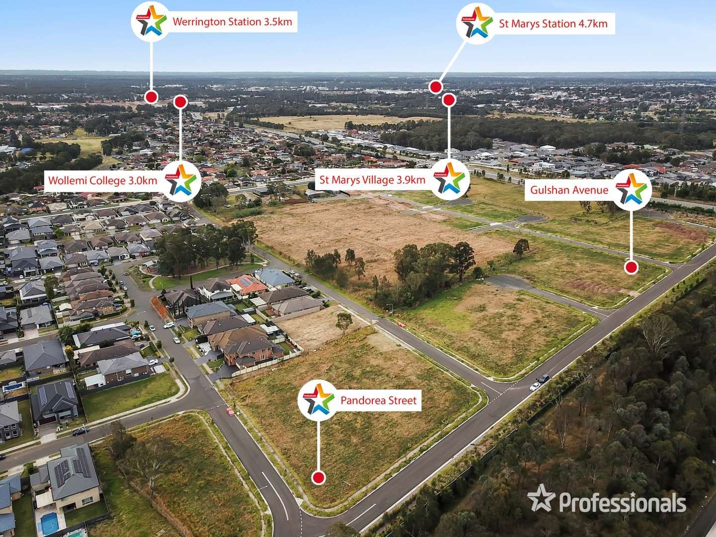 Gulshan Avenue - Claremont Meadows Aerial 3