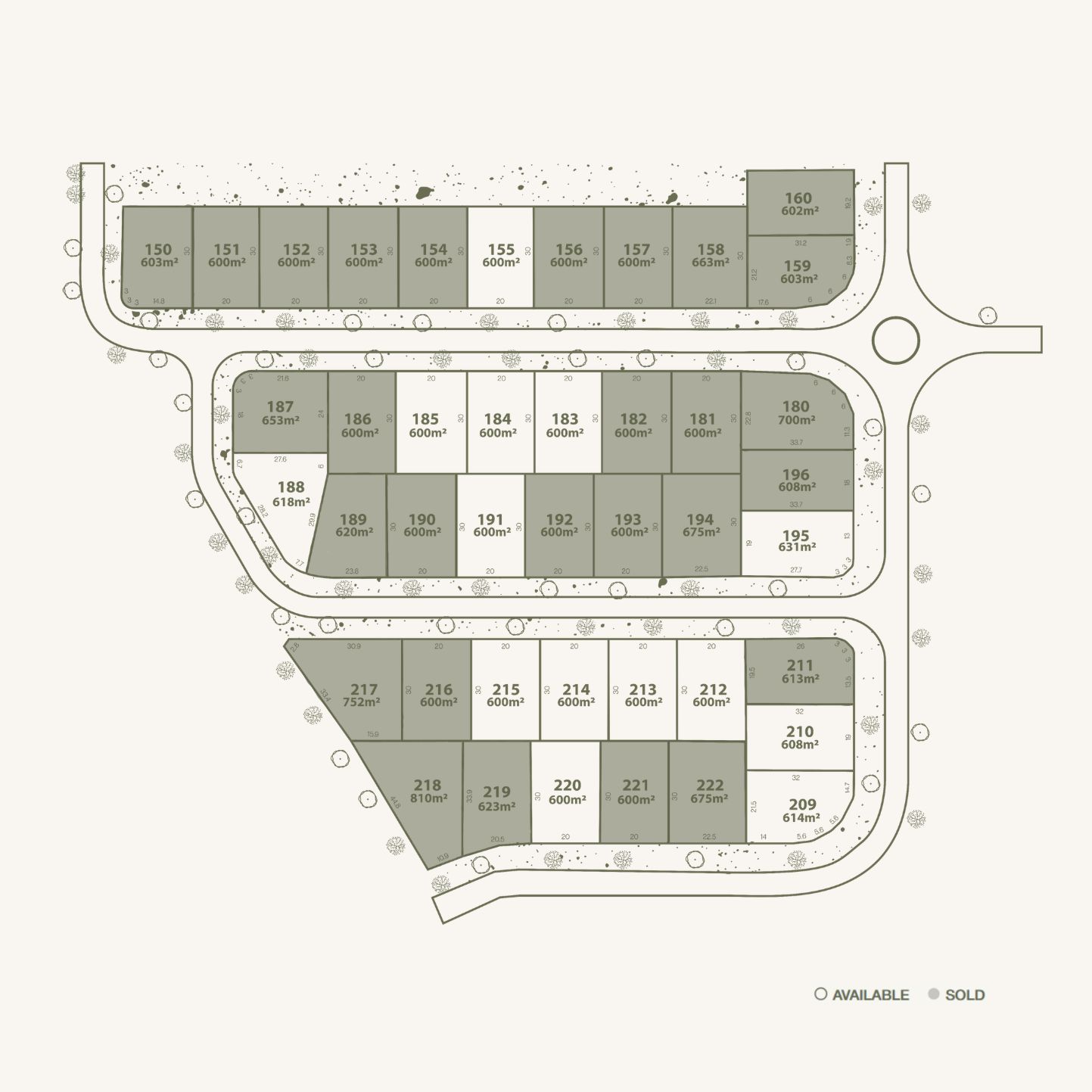 Habitat Estate - Mount Kynoch Release Map